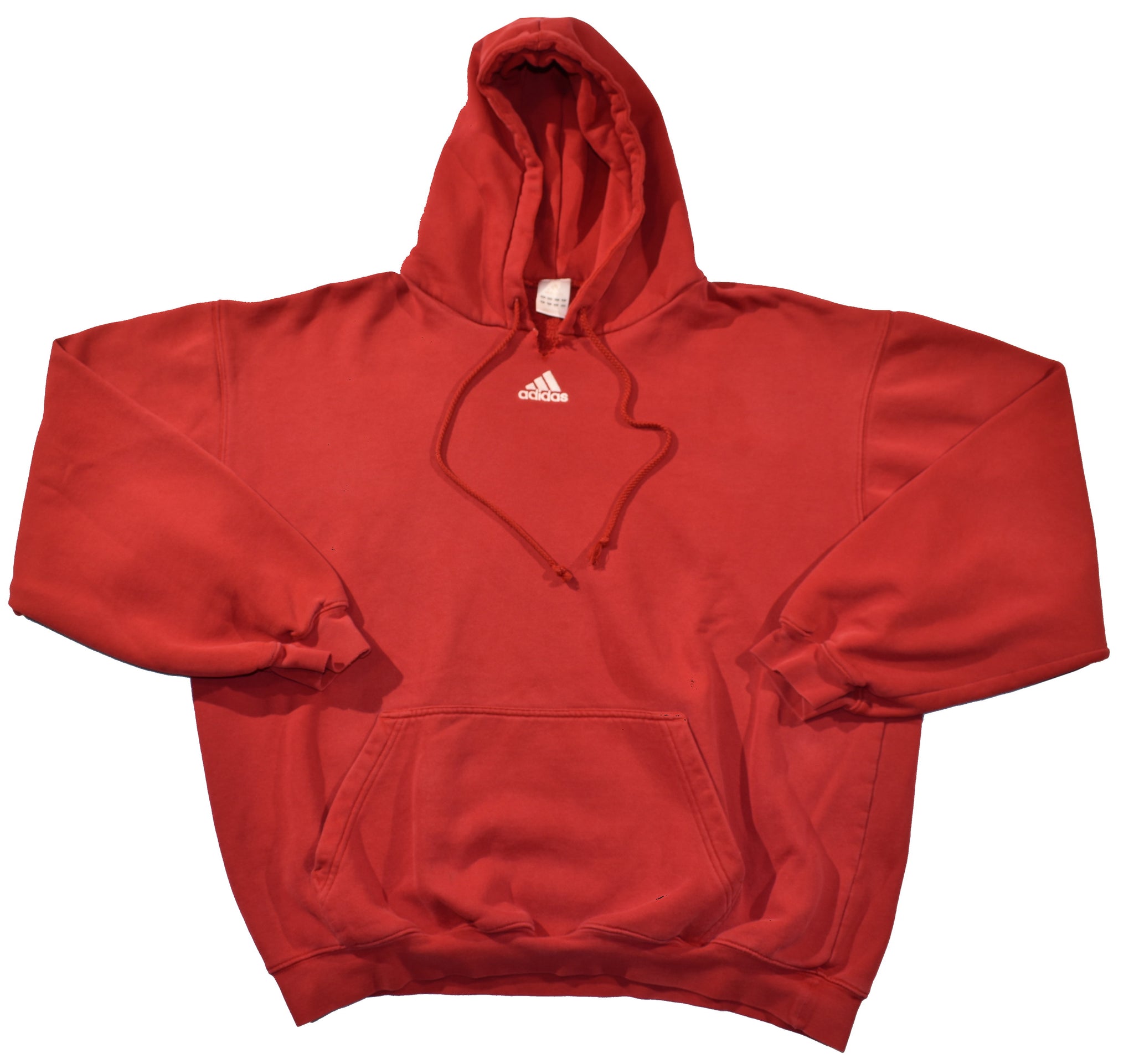 Vintage 90s Adidas Center Mini Logo Hoodie | Beyond 94