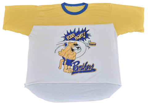 Vintage 90s Pitt Panthers Food Fight Sleep Shirt Size OSFM