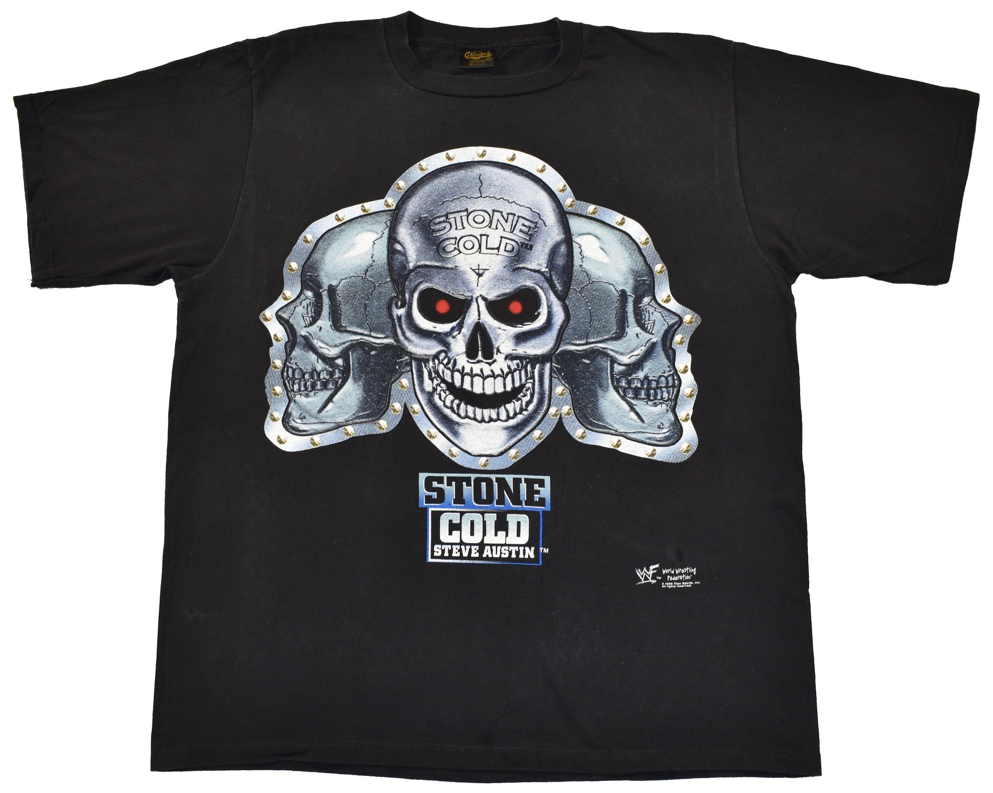 Vintage 1998 DS WWF Stone Cold Steve Austin Do It The Hard Way Single Stitch Shirt | Beyond 94