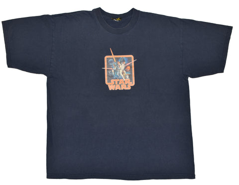 Vintage 00s Star Wars A New Hope Movie Promo Shirt Size X-Large