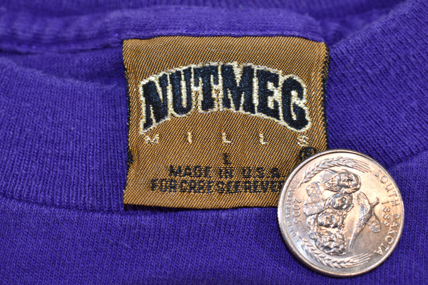 Vintage 90s Colorado Rockies Nutmeg Single Stitch Shirt Size Large