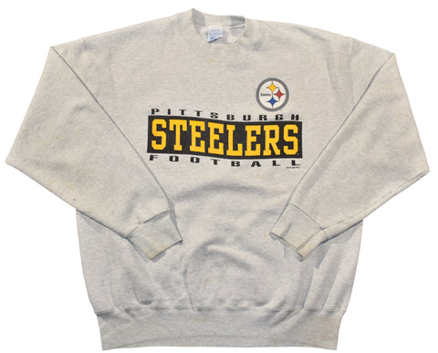 Vintage 1995 Pittsburgh Steelers/Cleveland Indians Salem Test Print Sweatshirt | Beyond 94