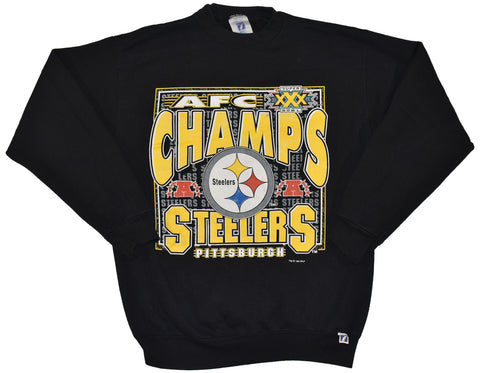 1996 Pittsburgh Steelers AFC Champions Sweatshirt Size Large