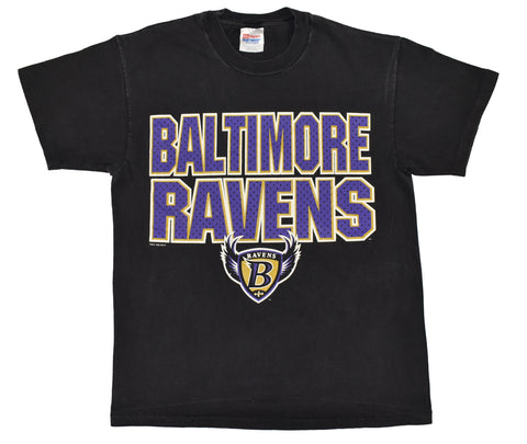 1996 Baltimore Ravens Inaugural Season Single Stitch Shirt Size Medium