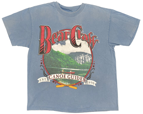 Vintage 90s Bear Claw Canoe Guide Single Stitch Shirt Size Large