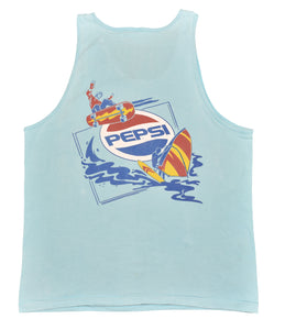 Vintage 90s Pepsi Summer Chill-Out Tank Top Shirt Size X-Large