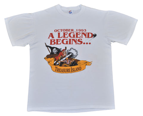 1993 Treasure Island Dunes Hotel Demolition Shirt Size Large