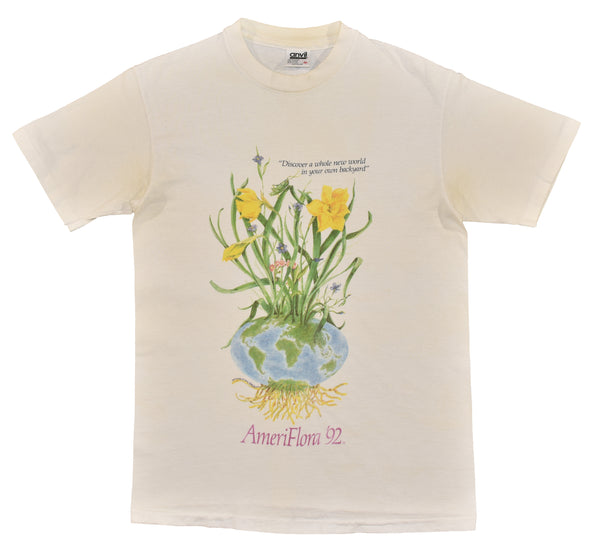 1992 Ameriflora Flower Nature Single Stitch Shirt Size Medium