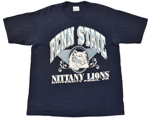 Vintage 90s Penn State University Logo Single Stitch Shirt | Beyond 94