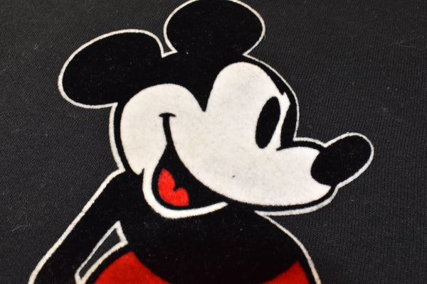 Vintage 80s Disney Velvet Mickey Mouse Sweatshirt Size X-Large