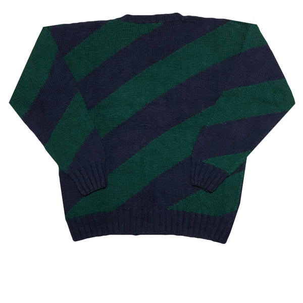 Vintage Business Bear Knit Sweater Size Medium