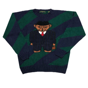 Vintage Business Bear Knit Sweater | Beyond 94
