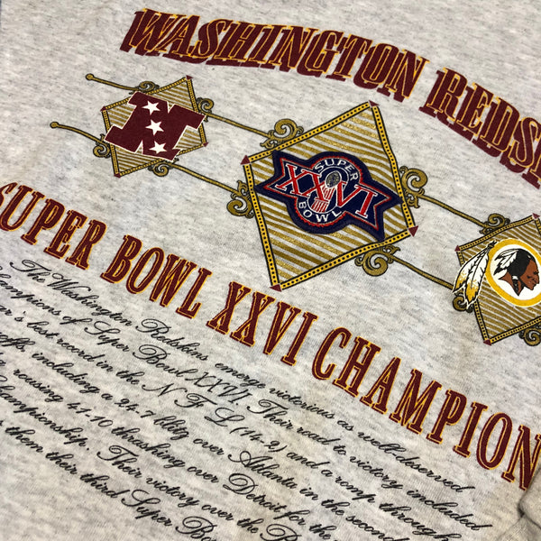 Vintage 90s Washington Redskins Super Bowl 26 Sweatshirt | Beyond 94