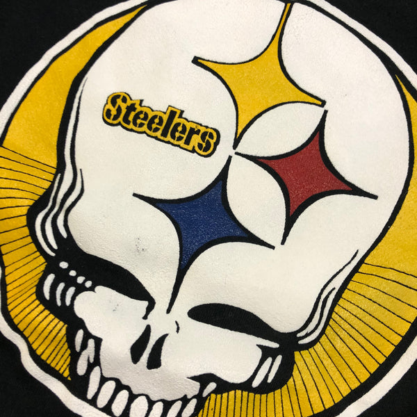 Vintage 90s Grateful Dead Steelers Steal Your Face Sweatshirt | Beyond 94