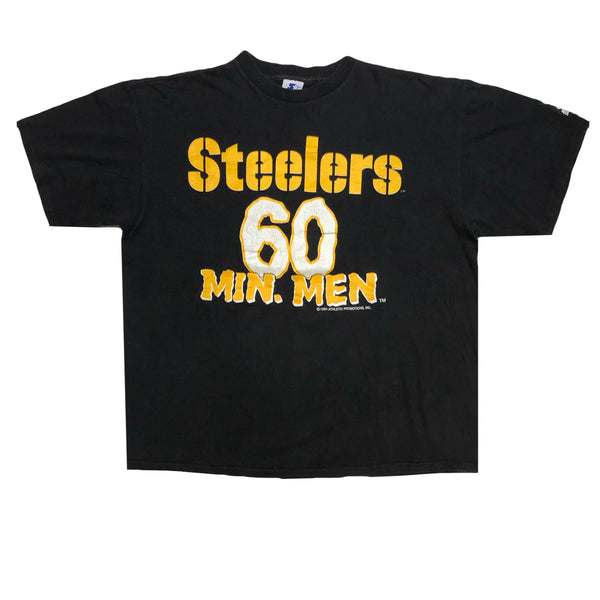 Vintage 1995 Pittsburgh Steelers 60 Minute Men Single Stitch Shirt | Beyond 94