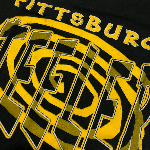 1996 Pittsburgh Steelers Single Stitch Shirt Black Size Large