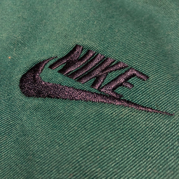 Vintage 90s Nike Spellout Varsity Bomber Jacket Size X-Large