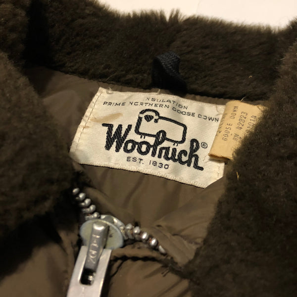 Vintage 70s Woolrich Goose Down Jacket Size Large