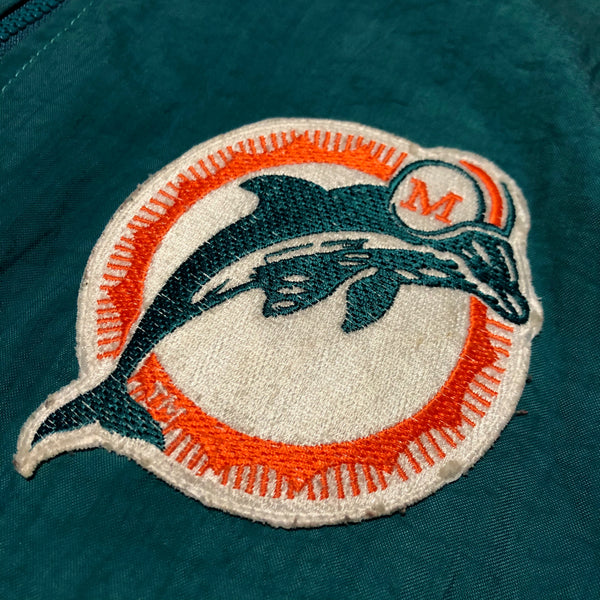 Vintage 90s Miami Dolphins Apex One Jacket Size X-Large