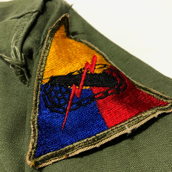 Vintage 70s Army Vietnam Era Distressed Shirt Size X-Large