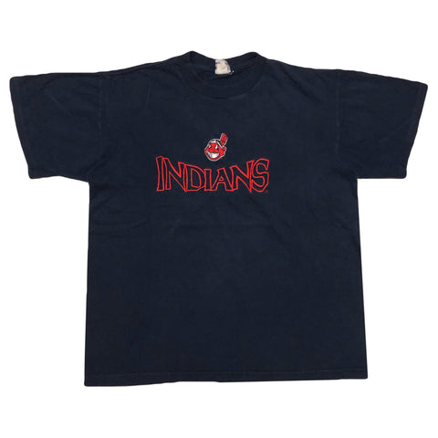 Vintage 90s Cleveland Indians Chief Wahoo Single Stitch Shirt | Beyond 94