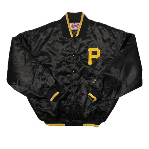 Vintage 90s Pittsburgh Pirates Starter Diamond Collection Satin Jacket Size XX-Large