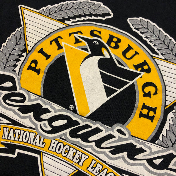 Vintage 90s Pittsburgh Penguins Sweatshirt Size X-Large