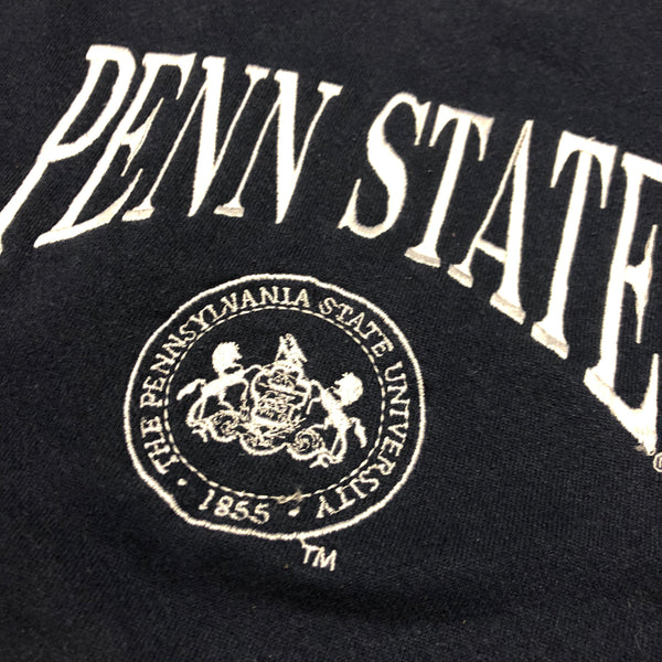 Vintage 90s Penn State Embroidered Sweatshirt Size Large