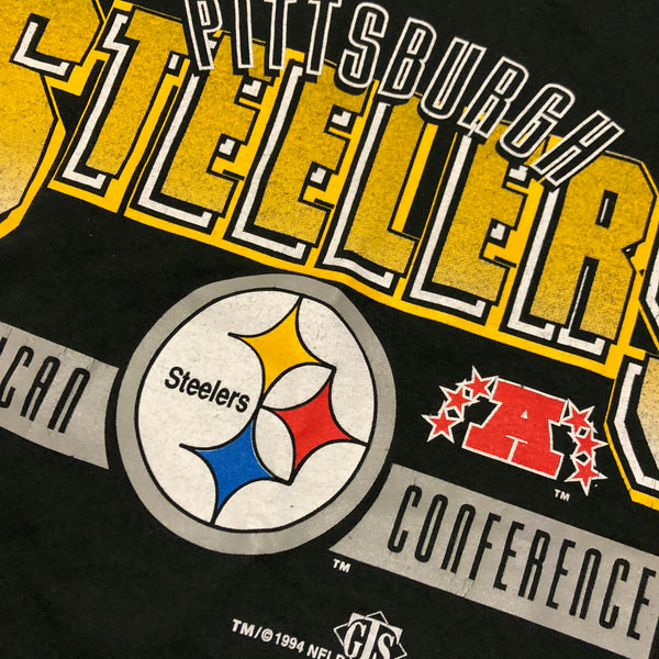 1994 Pittsburgh Steelers American Conference Shirt Size X-Large