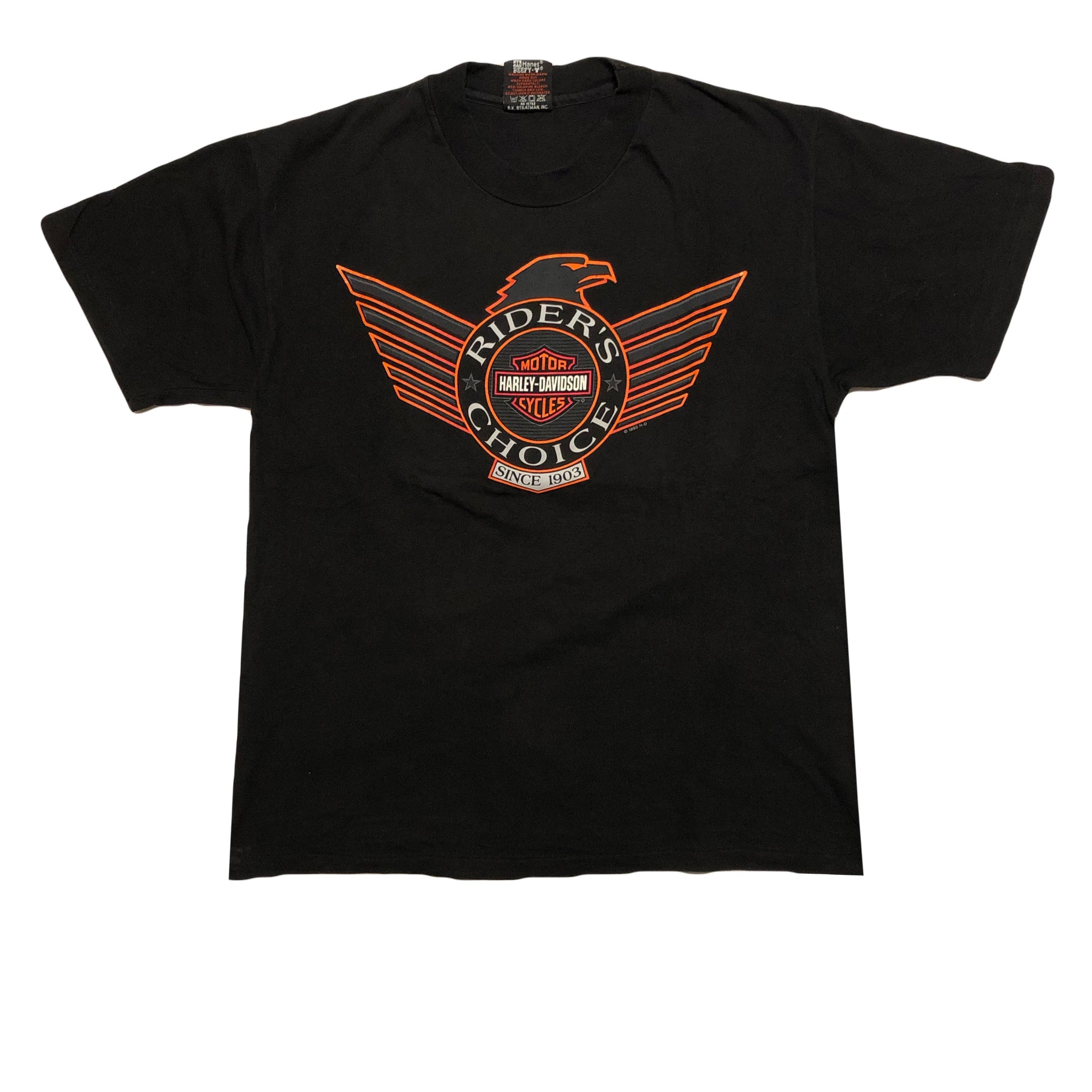 Vintage 1995 DS Harley Davidson Scott Smith Riders Choice Single Stitch Shirt | Beyond 94