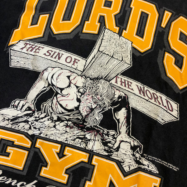 Vintage 90s Christian The Lord's Gym Single Stitch Shirt Size Large