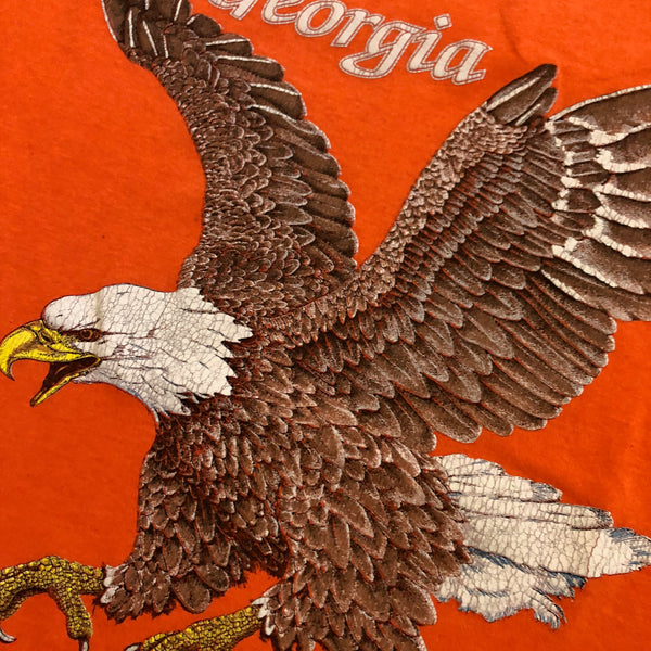 1989 Georgia Eagle 50/50 Single stitch Shirt Size Large