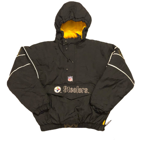 Vintage 90s Pittsburgh Steelers Starter Pro Line Puffer Jacket | Beyond 94