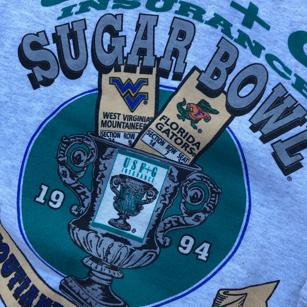 1994 Sugar Bowl WVU Vs Florida Gators Sweatshirt Size Large