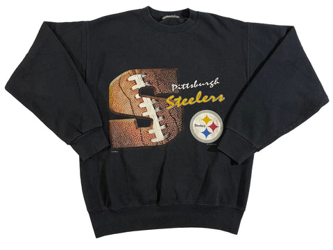 1997 Pittsburgh Steelers Nutmeg Sweatshirt Size Medium