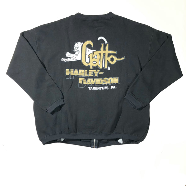 Vintage 1997 Harley Davidson Gatto Zip Up Bomber Jacket | Beyond 94