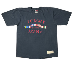 Vintage 90s Tommy Hilfiger Jeans Flags Shirt | Beyond 94