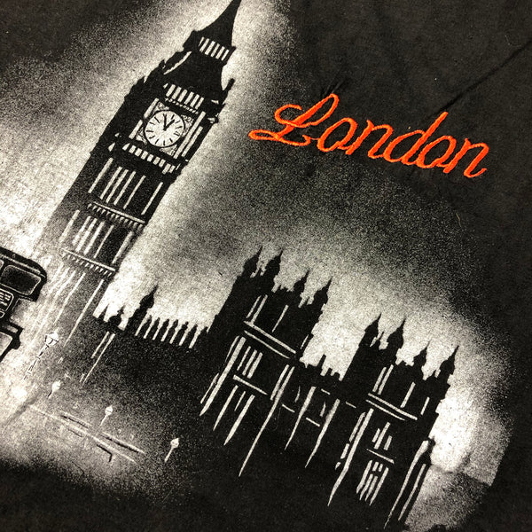 Vintage 80s London Big Ben Single Stitch Shirt Size Medium