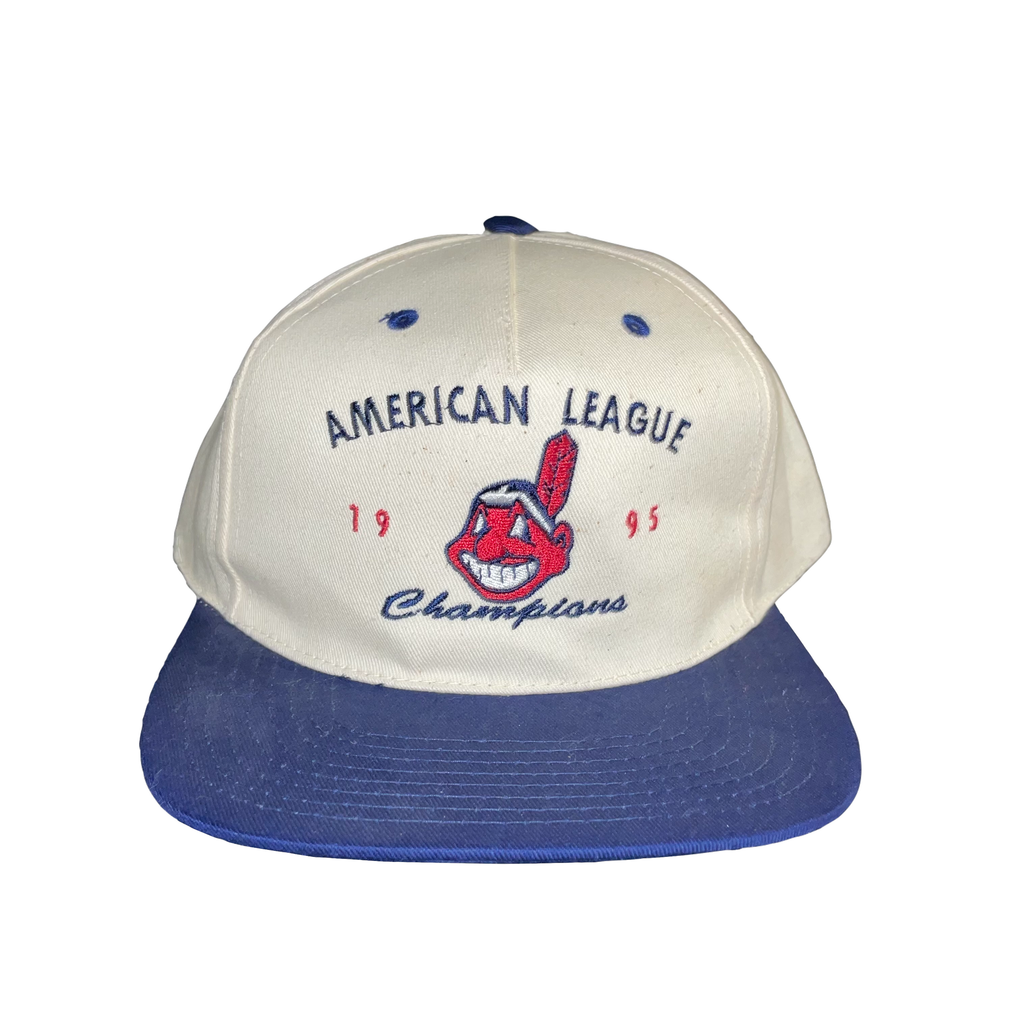 1995 DS Cleveland Indians American League Champions Snapback Hat