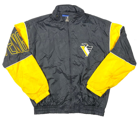 Vintage 90s Pittsburgh Penguins Sleeve Spell Out Starter Windbreaker Jacket | Beyond 94