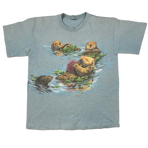 Vintage 90s Sea Otters Habitat Single Stitch Shirt | Beyond 94