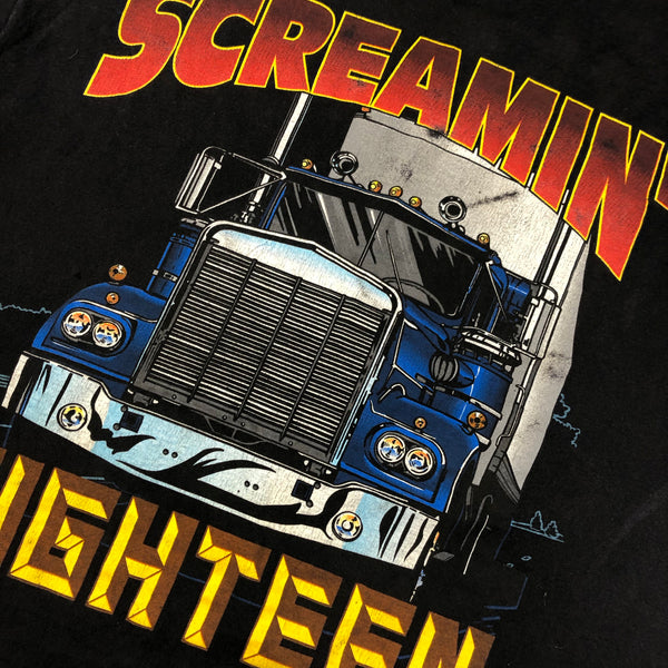 1993 Screamin Eighteen Trucker Single Stitch Shirt Size Large