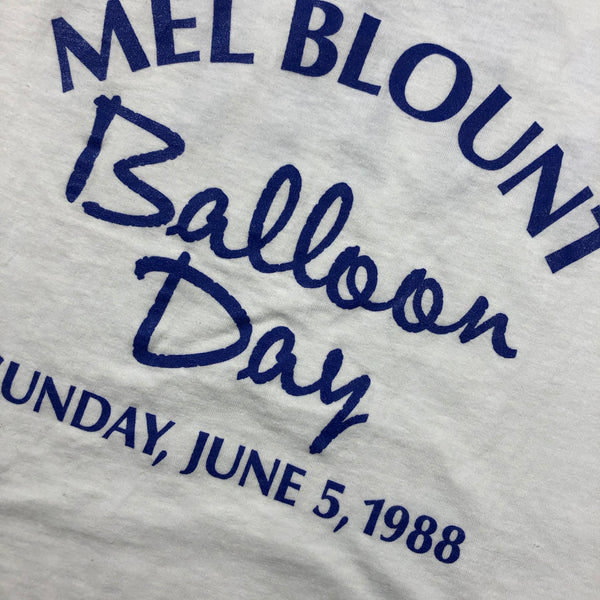 1988 Mel Blount Balloon Day Single Stitch Shirt Size Medium