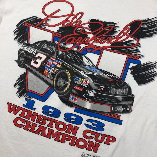 1993 Dale Earnhardt Winston Cup Champion Single Stitch Shirt Size Large