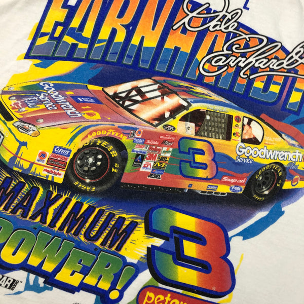 Vintage 90s Dale Earnhardt Peter Max Nascar Racing Shirt Size Large