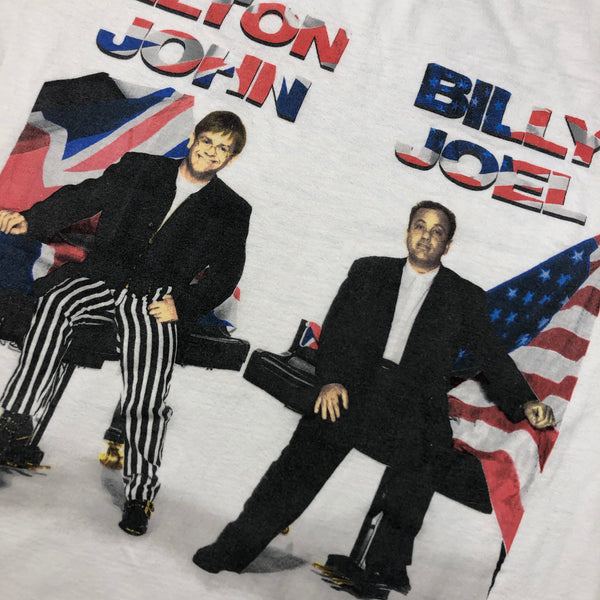 1994 Elton John Billy Joel Face To Face Tour Shirt Size X-Large