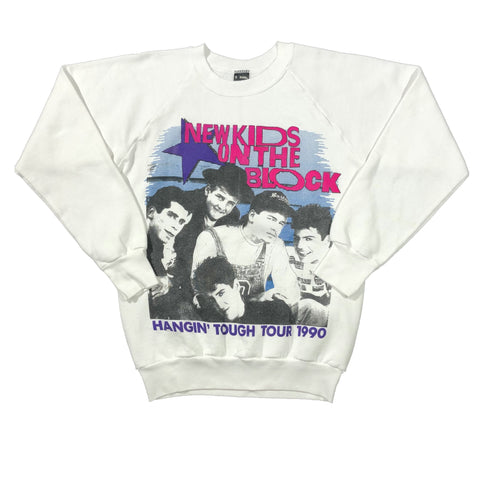 Vintage 1990 Hangin Tough New Kids On The Block Tour Sweatshirt | Beyond 94