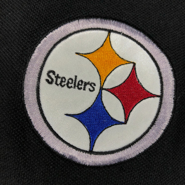 Vintage 90s Pittsburgh Steelers The Game Polo Shirt Size Large