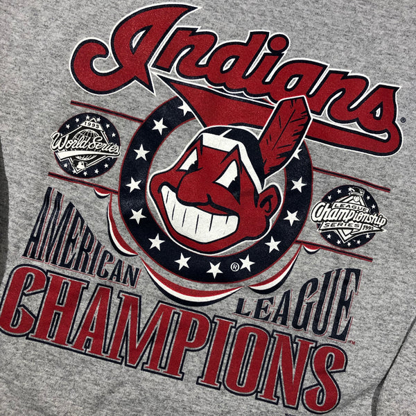 Vintage 1995 Cleveland Indians Chief Wahoo World Series Sweatshirt | Beyond 94