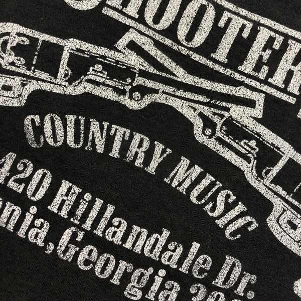 Vintage 80s Country Music Shooters 50/50 Blend Single Stitch Shirt Size X-Large